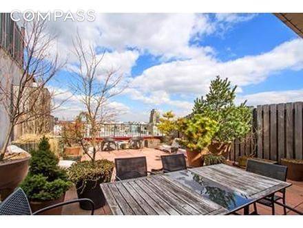 Magnificent top floor 1, 750SF authentic loft at the famed Mill Building features a gorgeous private roof terrace amp ; balcony off the living room as well as open northern ...
