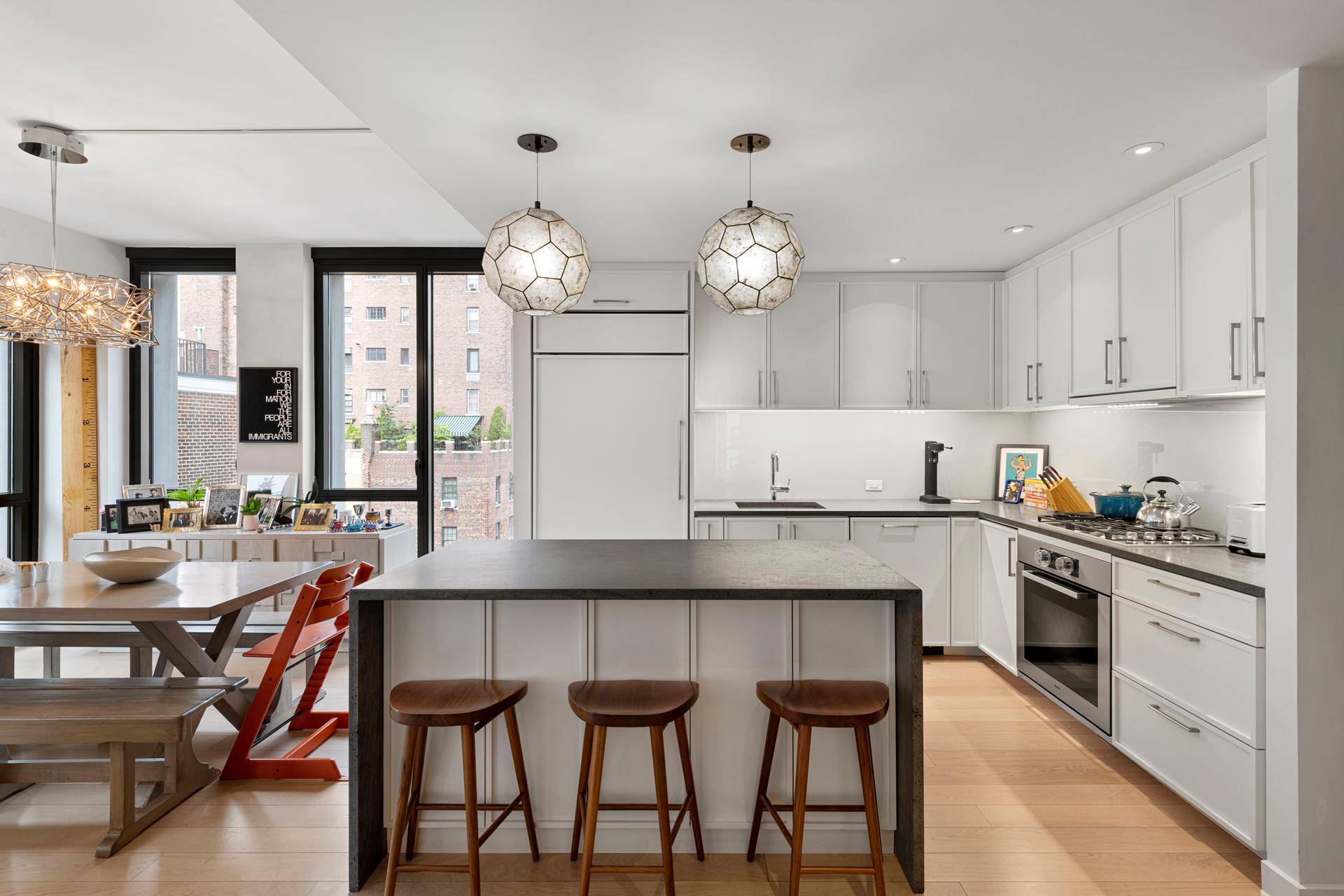 Graced with sublime finishes and an abundance of natural light, this 3 bedroom, 2 bathroom condo is a portrait of contemporary Gramercy Park luxury.
