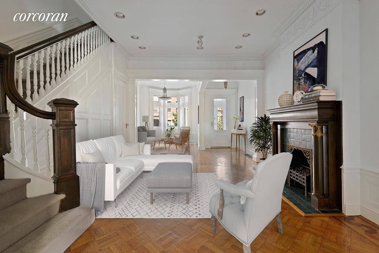 554 4th Street This Park Slope, Park block sweetheart has been lovingly restored and cherished for over 35 years by the current ownership.