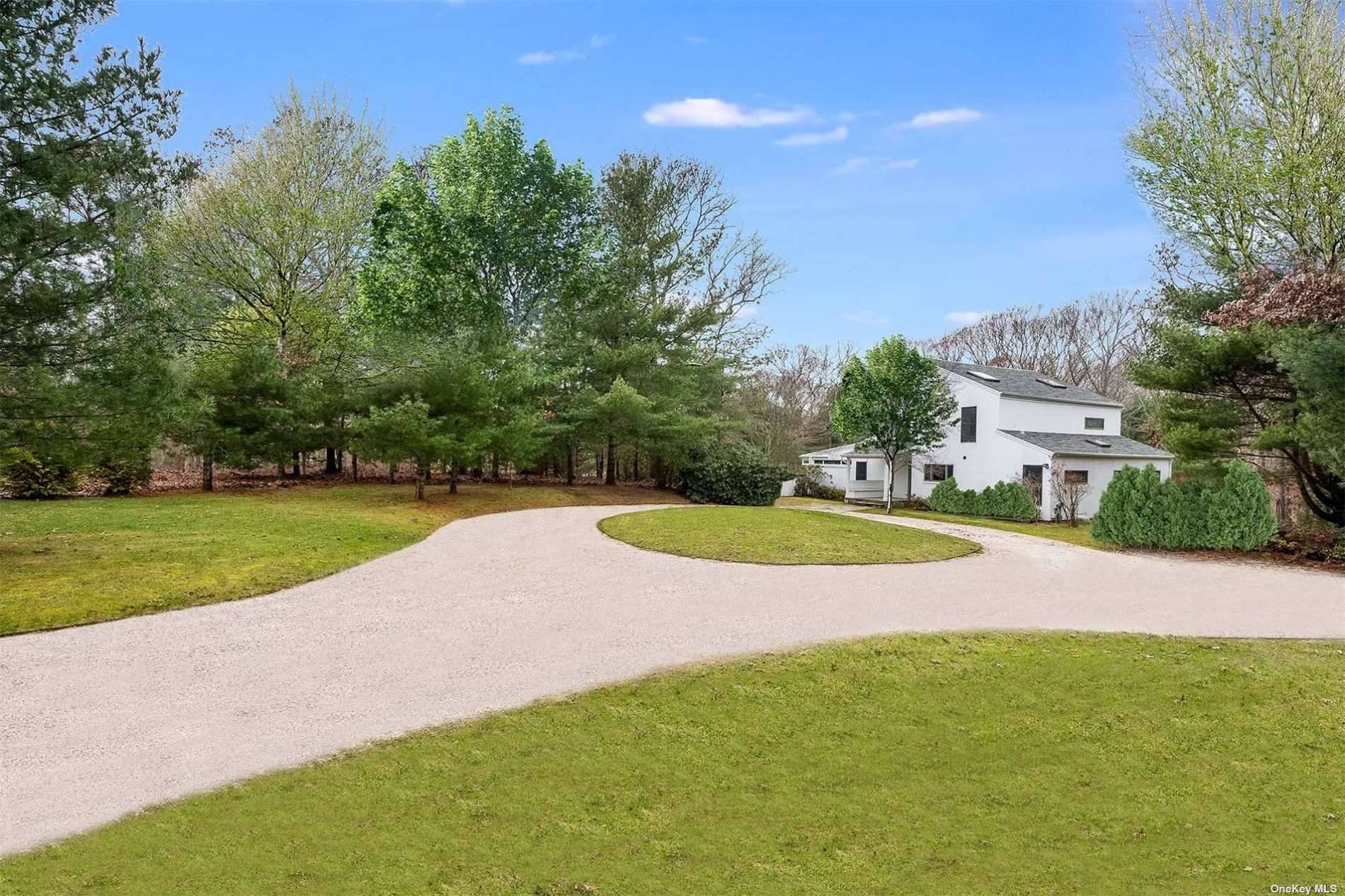 Sited on a sprawling 1. 62 acre parcel in Northwest East Hampton, this spacious Contemporary is conveniently near Cedar Park, Sammys Beach, and the renowned villages of Sag Harbor and ...