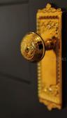 Brass details throughout!