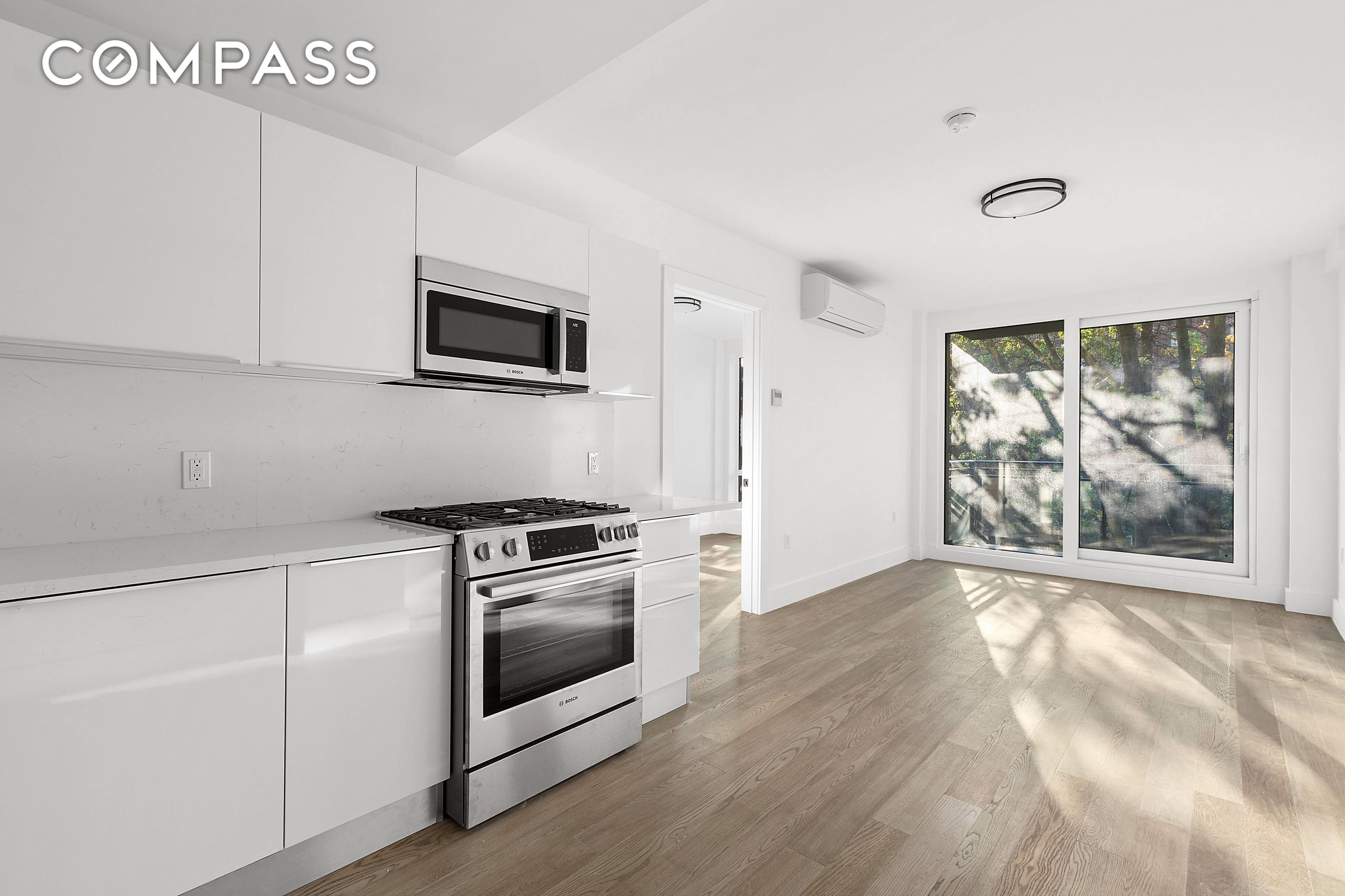 Modern 2 bedroom amp ; 2 bathroom layout with private outdoor space at the Luxe Condominium !