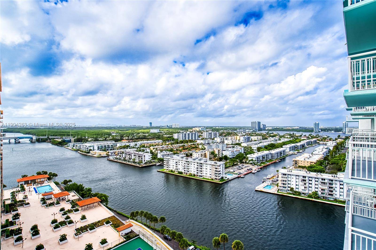 High rise water view condo in the heart of prestigious Sunny Isles Beach !