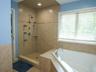 With shower and jacuzzi tub