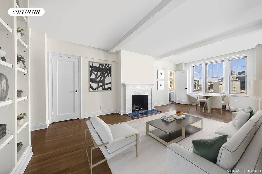 Floating high over the West Village in the highly sought after Bing amp ; Bing Condominium, this perfect one bedroom and one bath B line includes a wood burning fireplace, ...