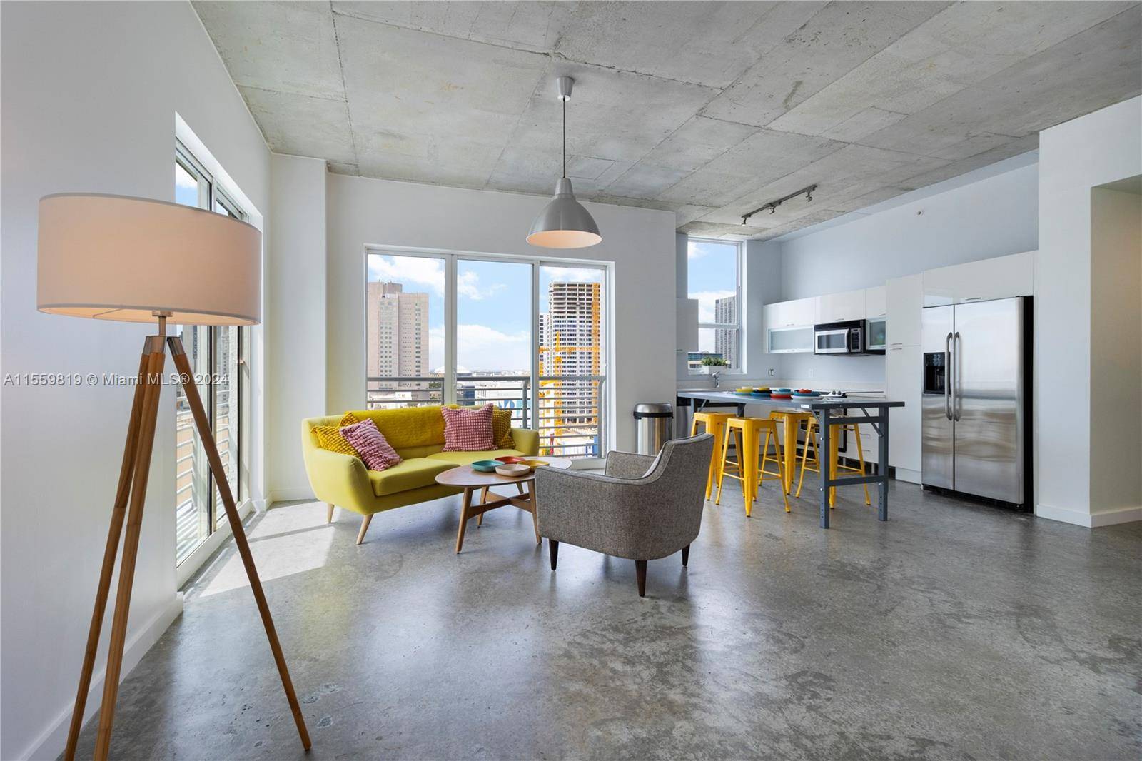 Discover the best of Miami in this spacious, open concept corner unit at The Loft Downtown II.