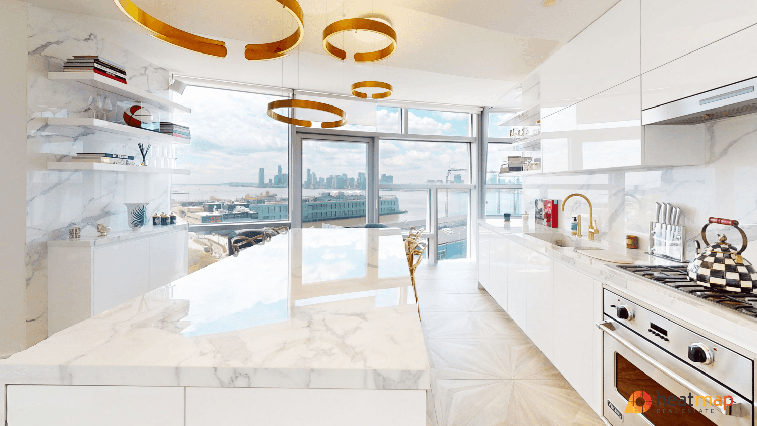 Indulge in the awe inspiring Hudson River panorama from this splendid two bedroom, two and a half bathroom sanctuary, extending across 2, 060 square feet of living space at the ...