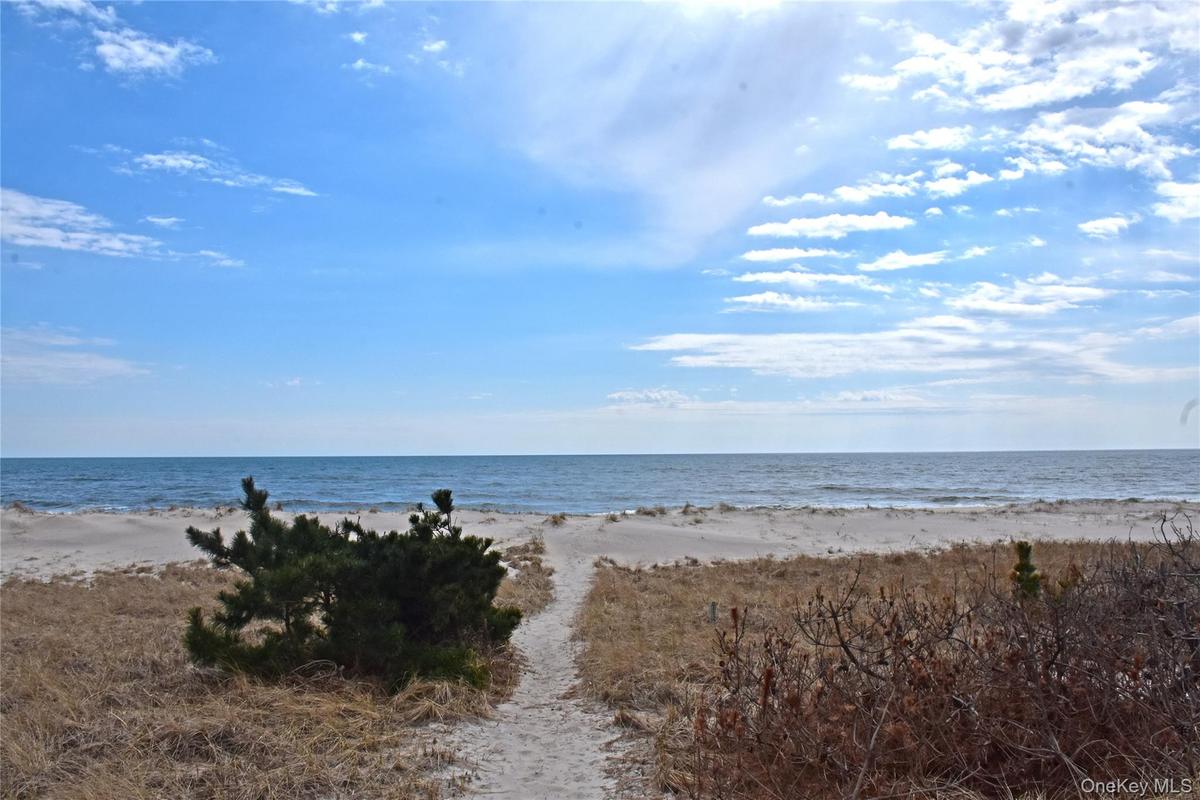 Water view with a view of the beach