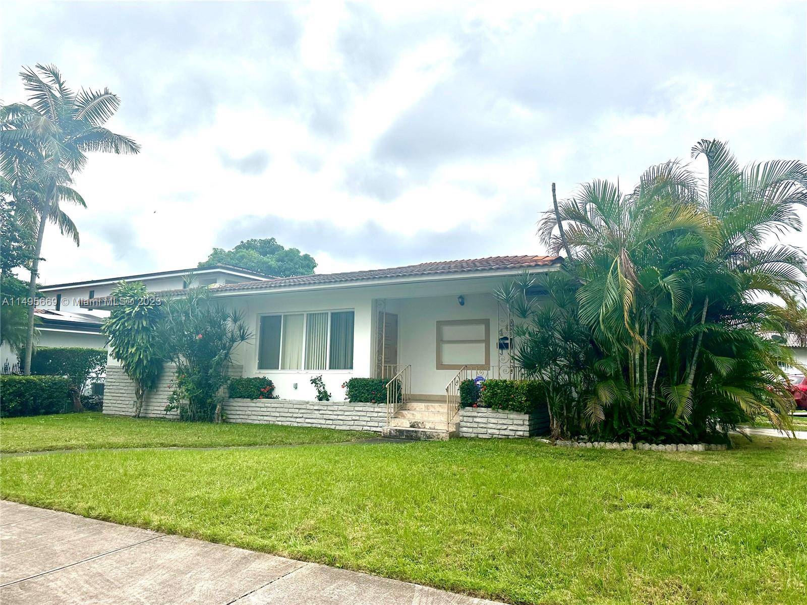 This Coral gables story single family home has 3 bedrooms and 2 full bathrooms.