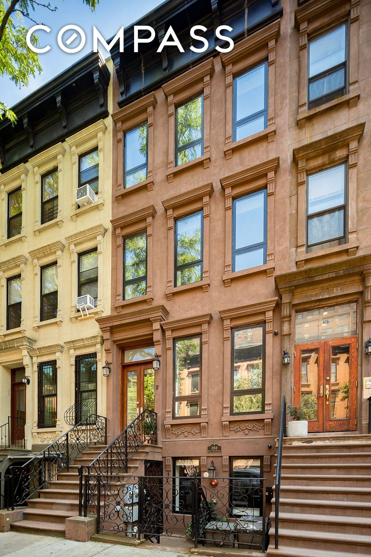 260 West 132nd Street is a stately two family brownstone perfectly situated on a quintessential Harlem block.