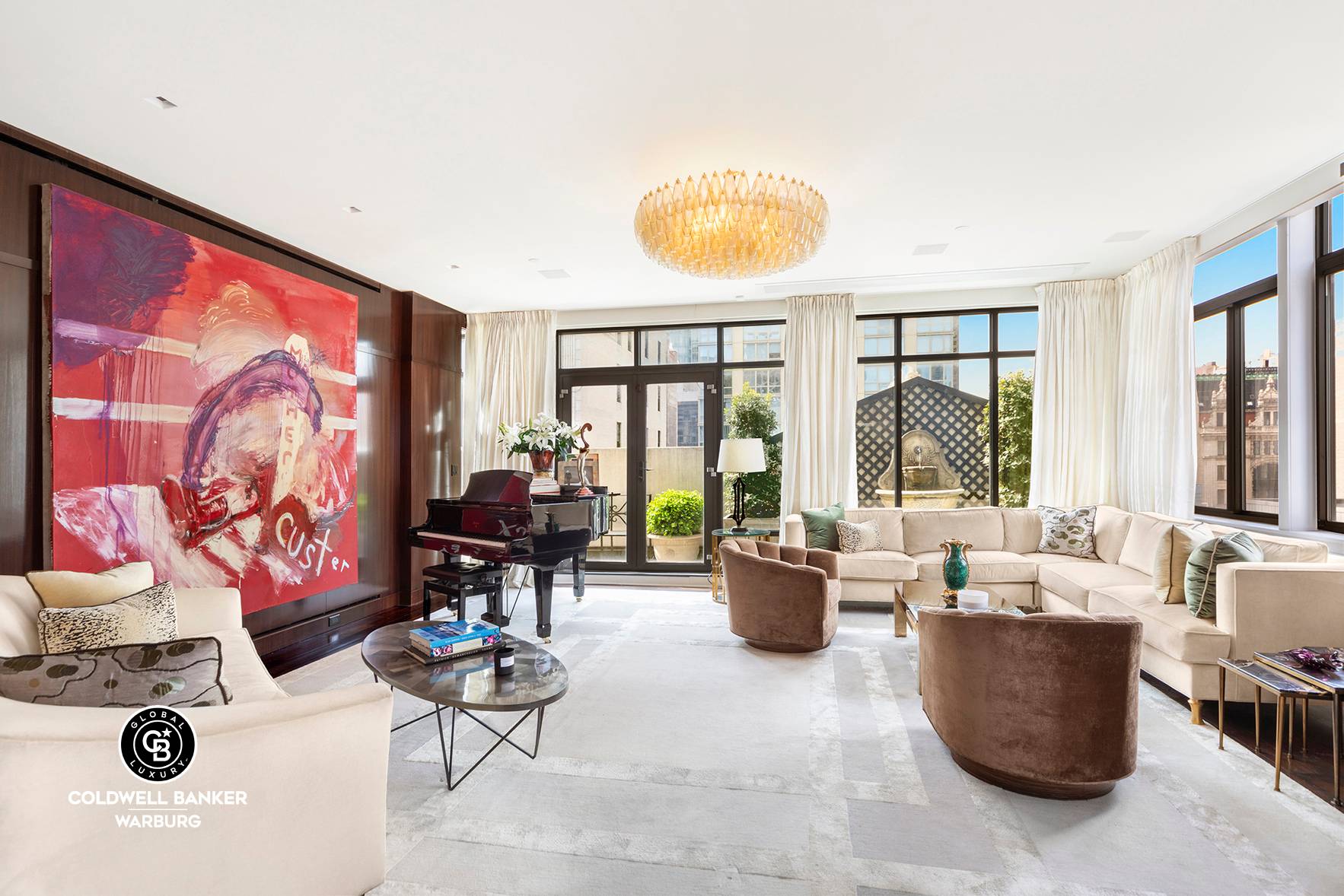 TOWNHOUSE IN A FULL SERVICE PREWAR CONDO This brilliant 4, 412 square foot quadruplex penthouse with 1, 975 square feet of outdoor space across seven terraces was designed to optimize ...