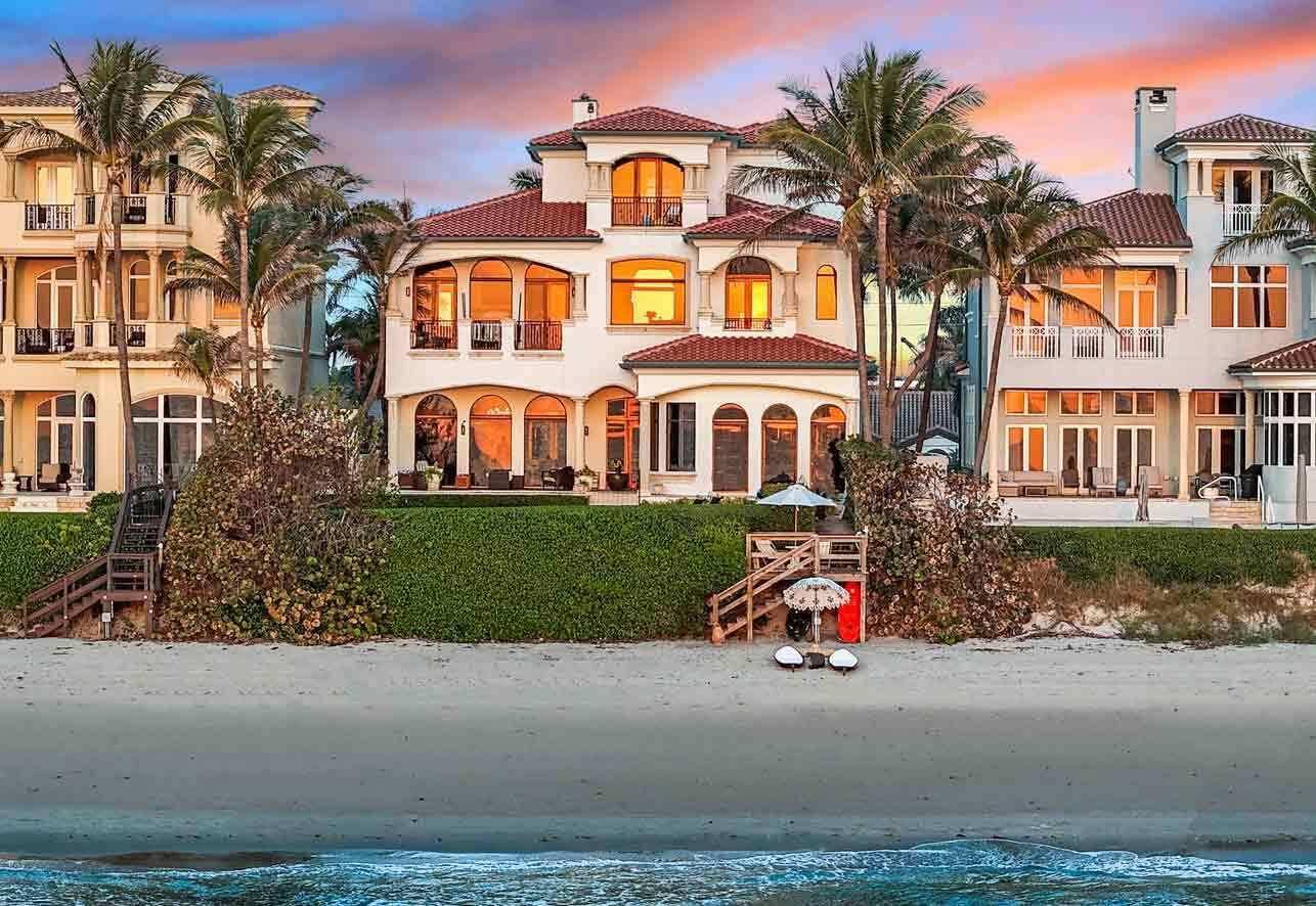 Exceptional oceanfront estate home.