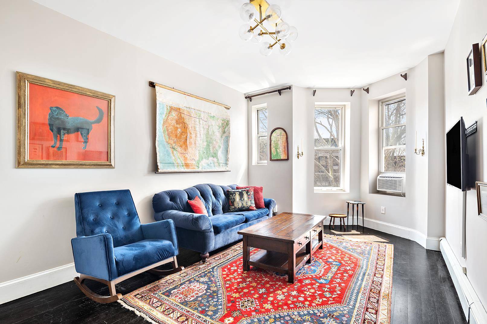 Moments from Prospect Park, this stylish 2 bed, 1 bath co op showcases elegant renovations and contemporary amenities in a classic turn of the century, barrel front limestone building.