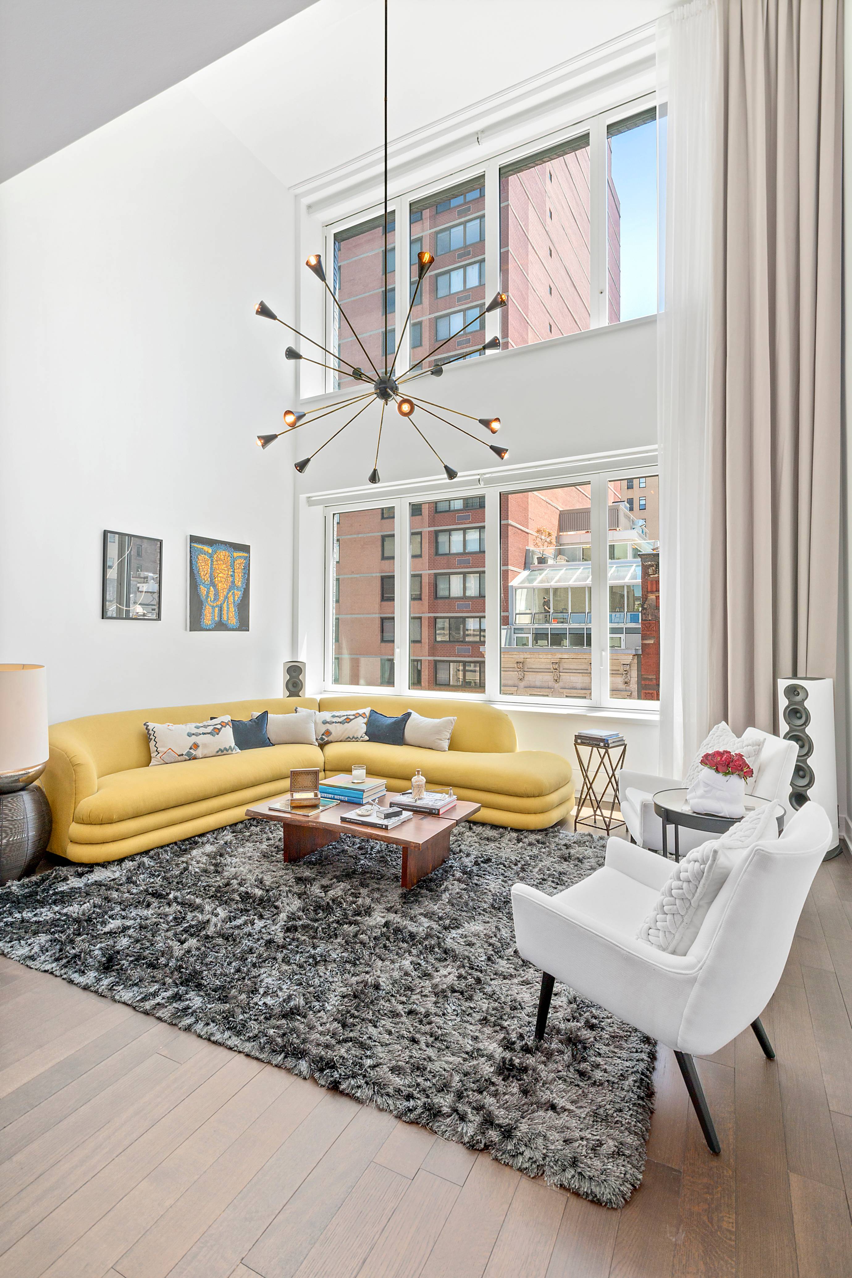 Welcome to residence 7B an exceptional and one of a kind 1, 830 square feet duplex loft, located at 5 Franklin Place one of TriBeCas newest development.