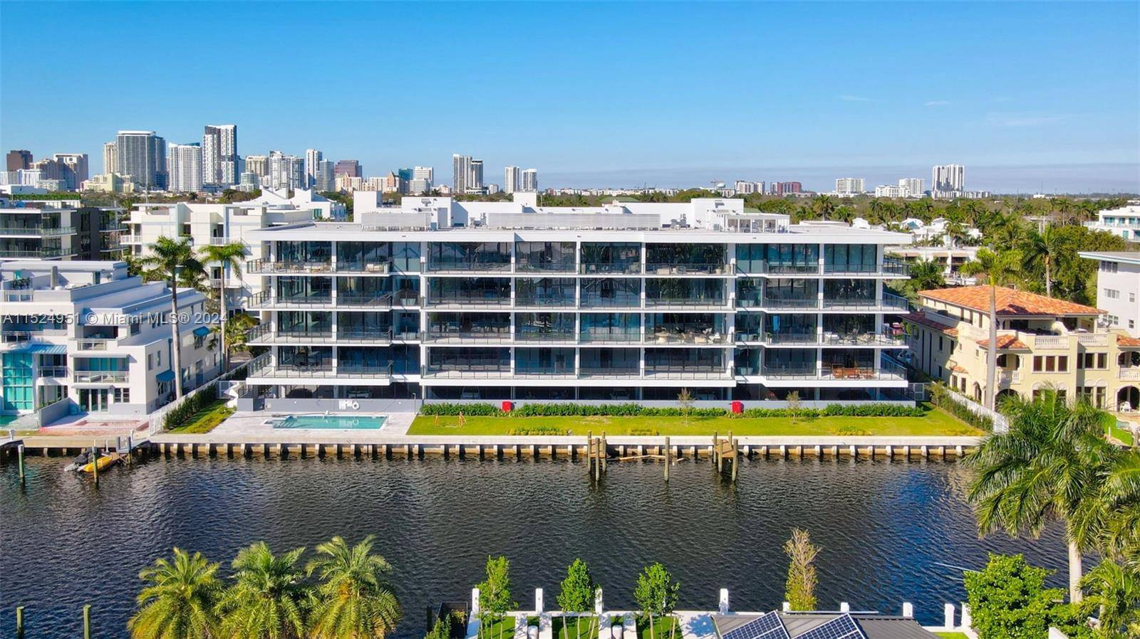 Move In Ready New Construction Ultra Luxurious Waterfront Condo off Las Olas Blvd on Isle of Venice.