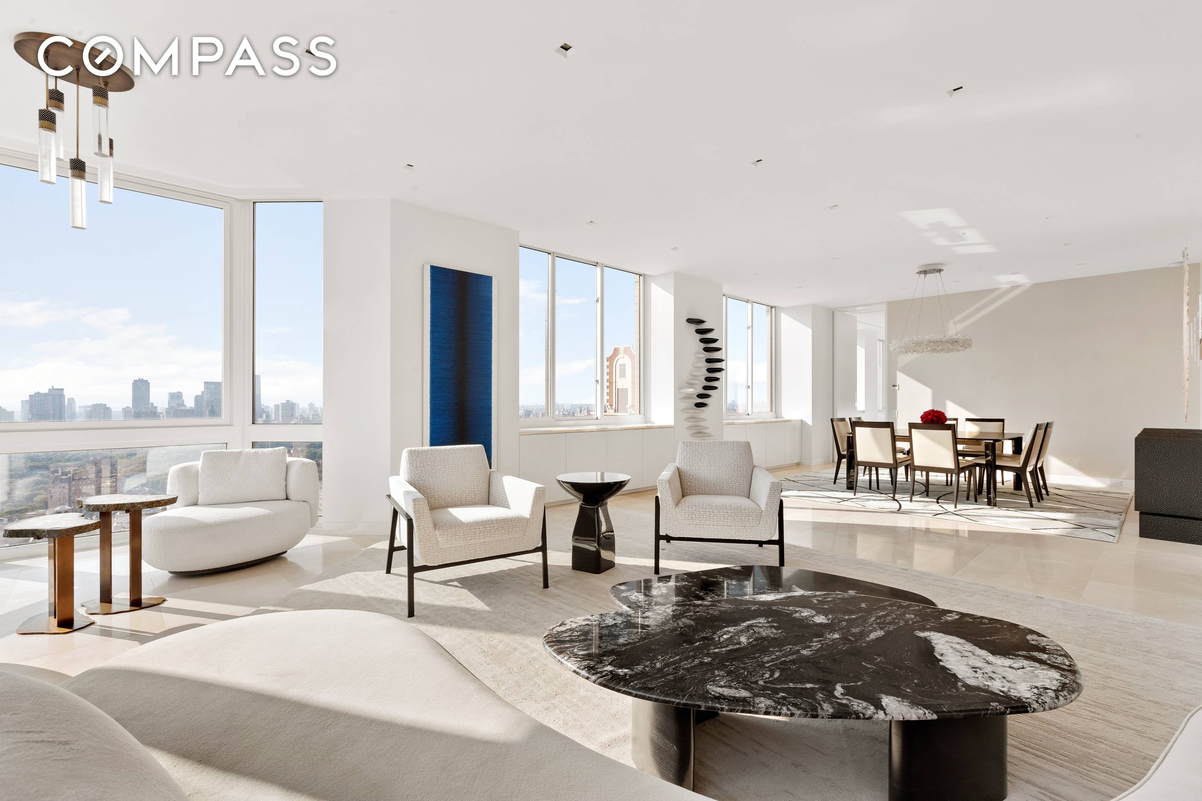 A View from Every Room Perched on the 38th floor of the Upper East Side's opulent Bristol Plaza a 50 story, white glove, full service condominium this spectacular 3 bedroom ...