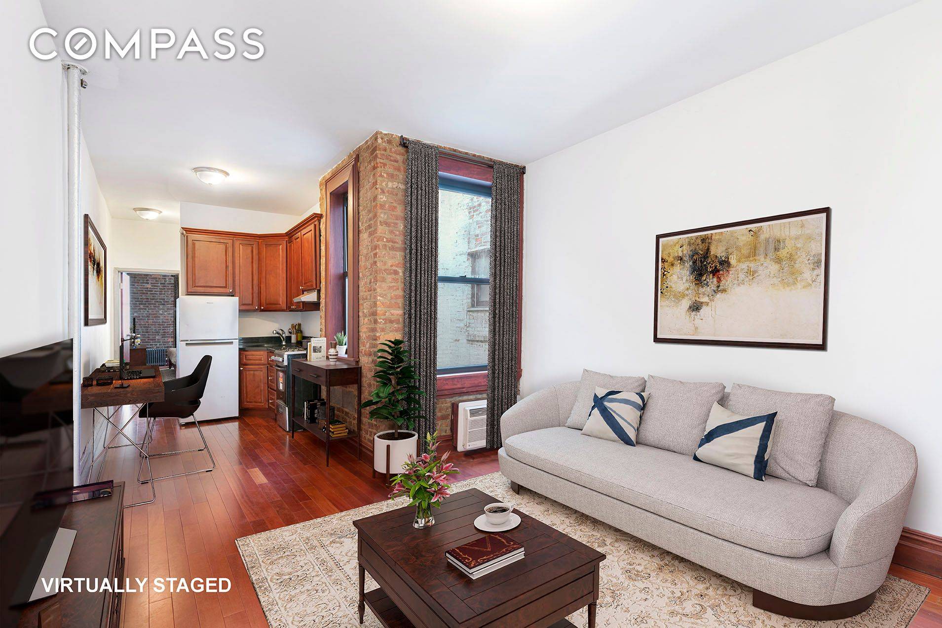 Prime Chelsea Expansive 1BD 1BA with Generous Floor Plan, Open Kitchen, Sprawling Hardwood Floors, Exposed Brick, Tall Ceilings, and Close to Subways This sun filled home features tall ceilings and ...