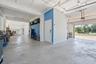 U-shaped garage-room for toys/boats