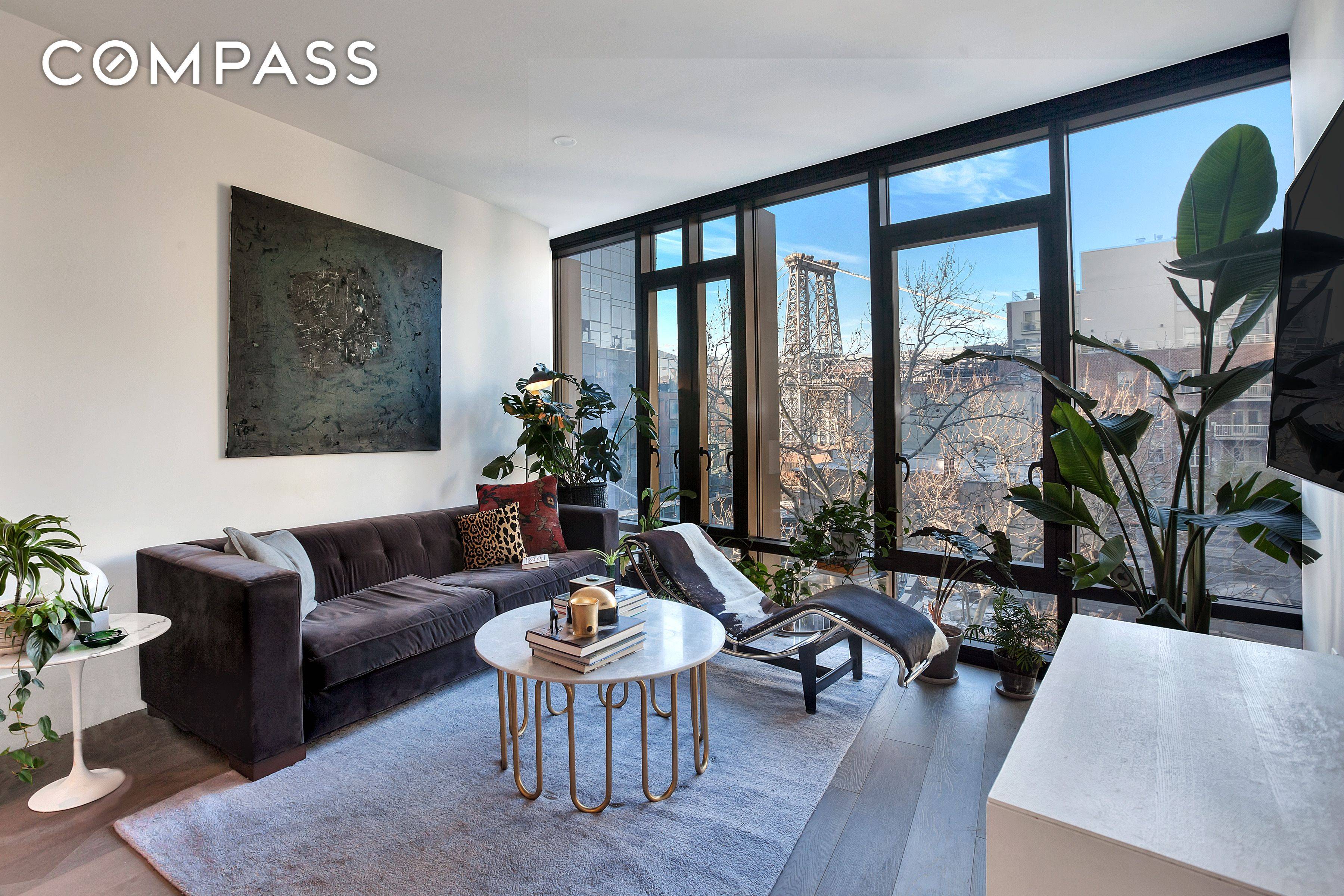 This extra luxury Two Bedroom Two Bathroom apartment boasts River and Manhattan bridge views, generous layout, custom millwork designed by Piet Boon, Smeg, Viking and Libererr appliances and Bosch washer ...