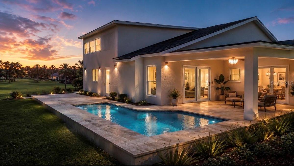 ** virtual rendering of possible future pool** please verify feasibility with licensed professional