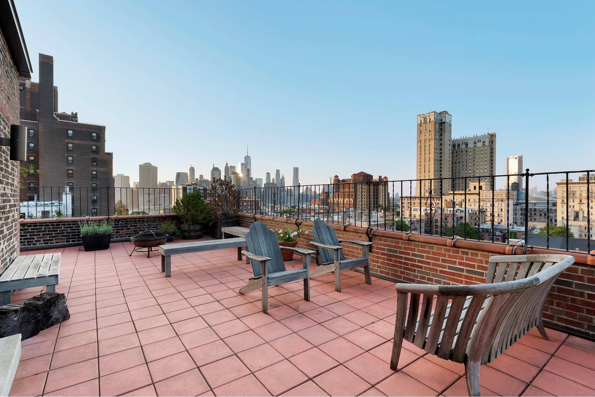 Perched on top of Brooklyn Height's most desirable, white glove, full service building, this exceptional home is unlike anything else on the market !