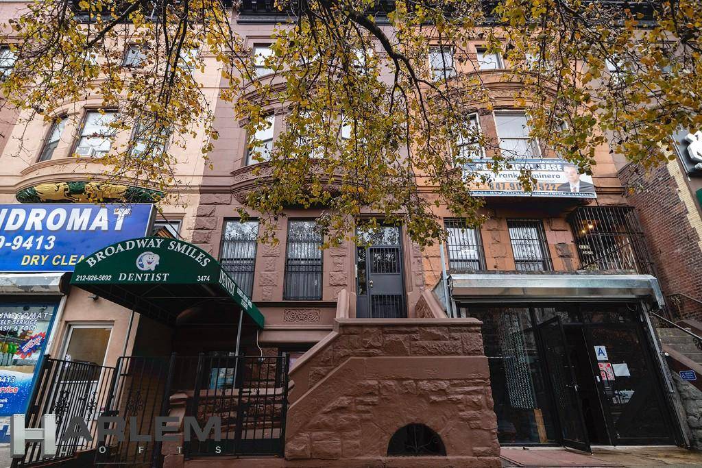 3474 Broadway is a beautiful 20 foot wide mixed use townhouse built in 1910, recently renovated and immaculately maintained.
