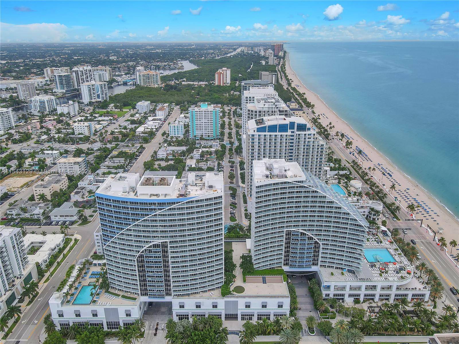 Enjoy stunning views of the Atlantic Ocean and the intercoastal waters from this 15th floor condo at the W Residences mere steps to the beach !