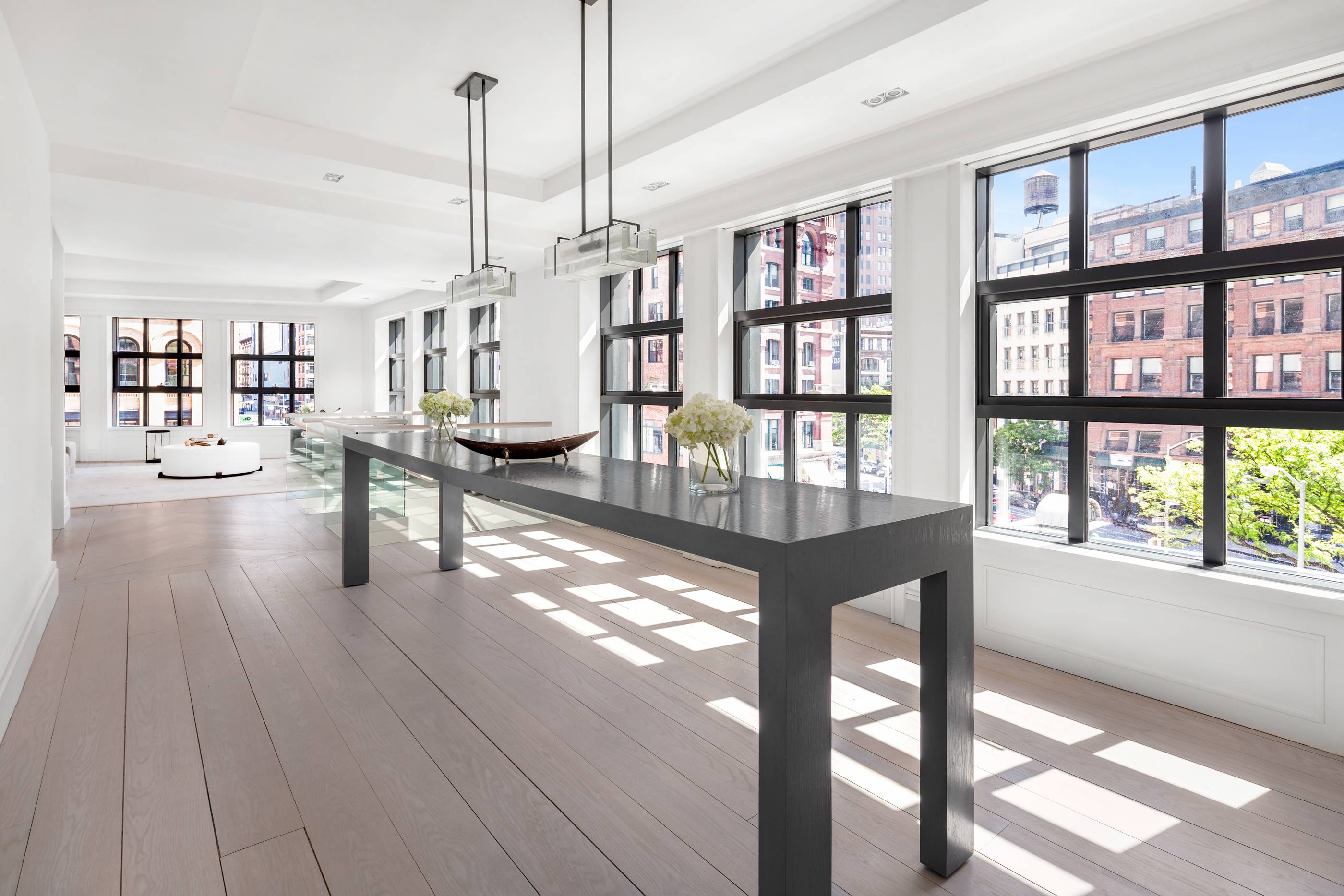 Located on a prime cobblestone street in the heart of Tribeca, this 4 bedroom 4 bathroom duplex is in mint condition.