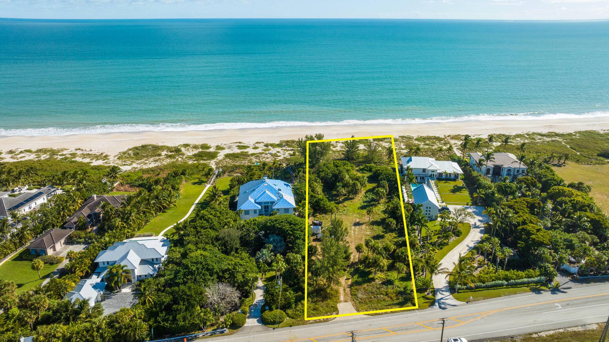 An unrivaled opportunity to own 2 Acres of prime oceanfront property on one of the only accreting beaches on Florida's Atlantic Coast.