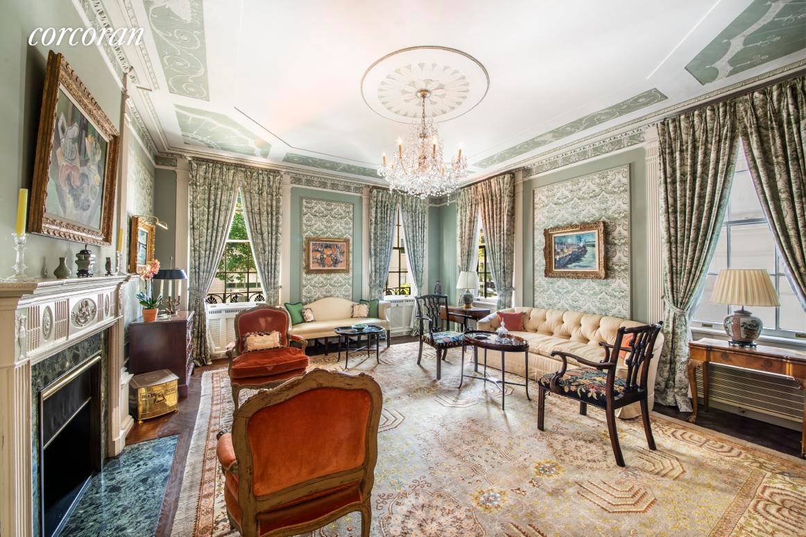 This gracious townhouse is situated on one of the loveliest blocks between Madison and Park Avenue.
