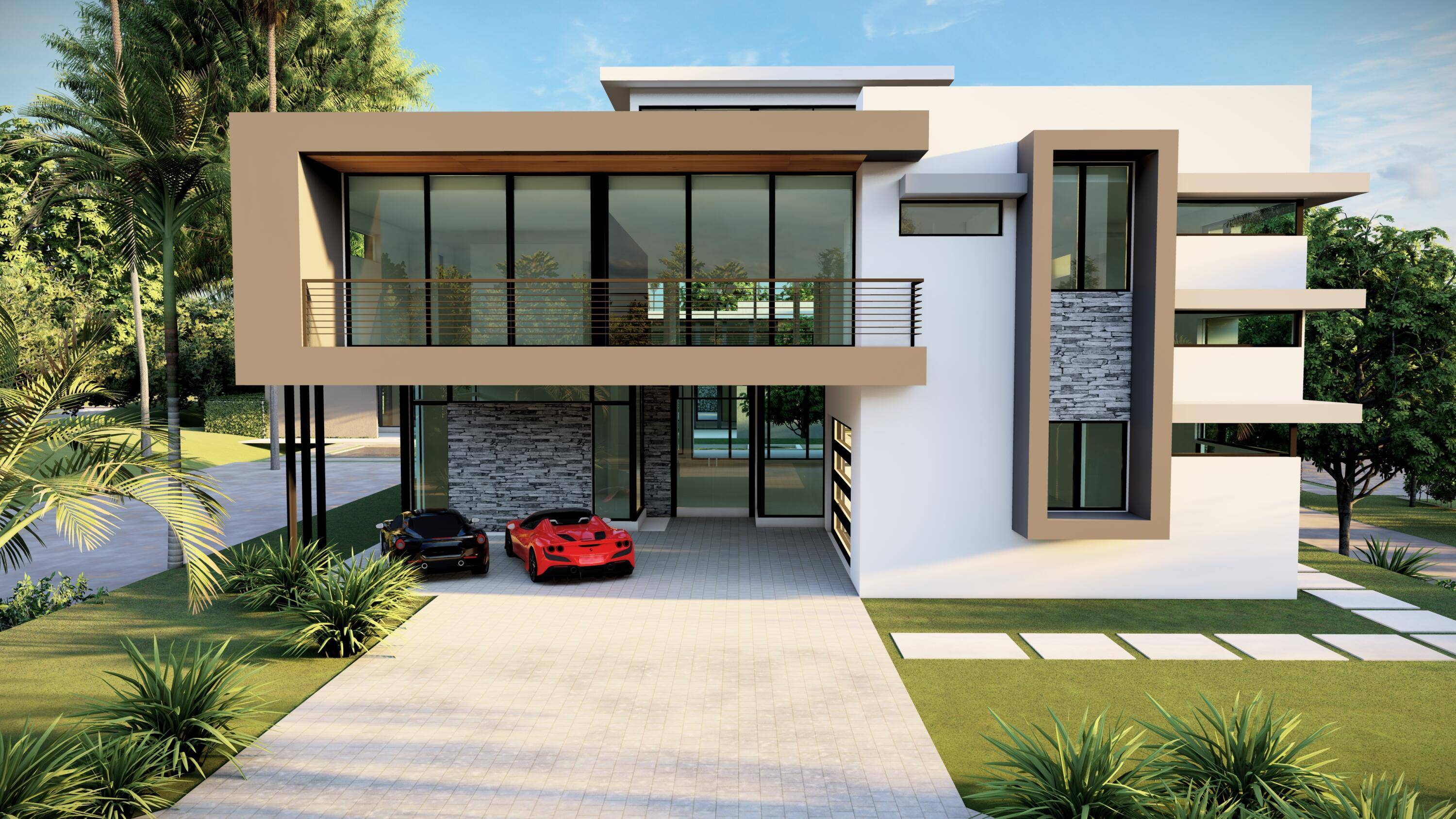 Modern Masterpiece designed by JSR Architects, located in the highly desirable Las Olas, Seven Isles.