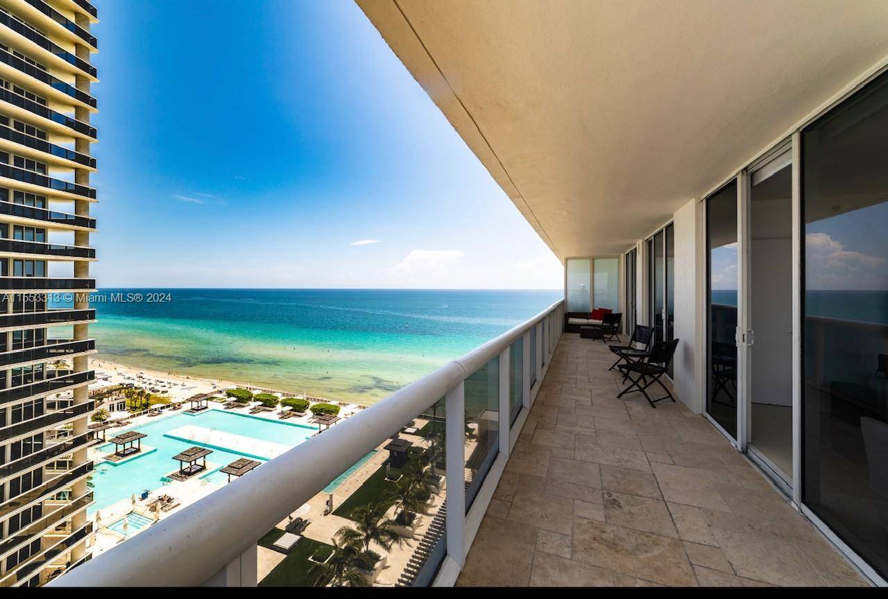 Remarkable ocean, city and pool views from this stunning fully furnished 2 Bed 2 Baths corner unit with North East exposure.