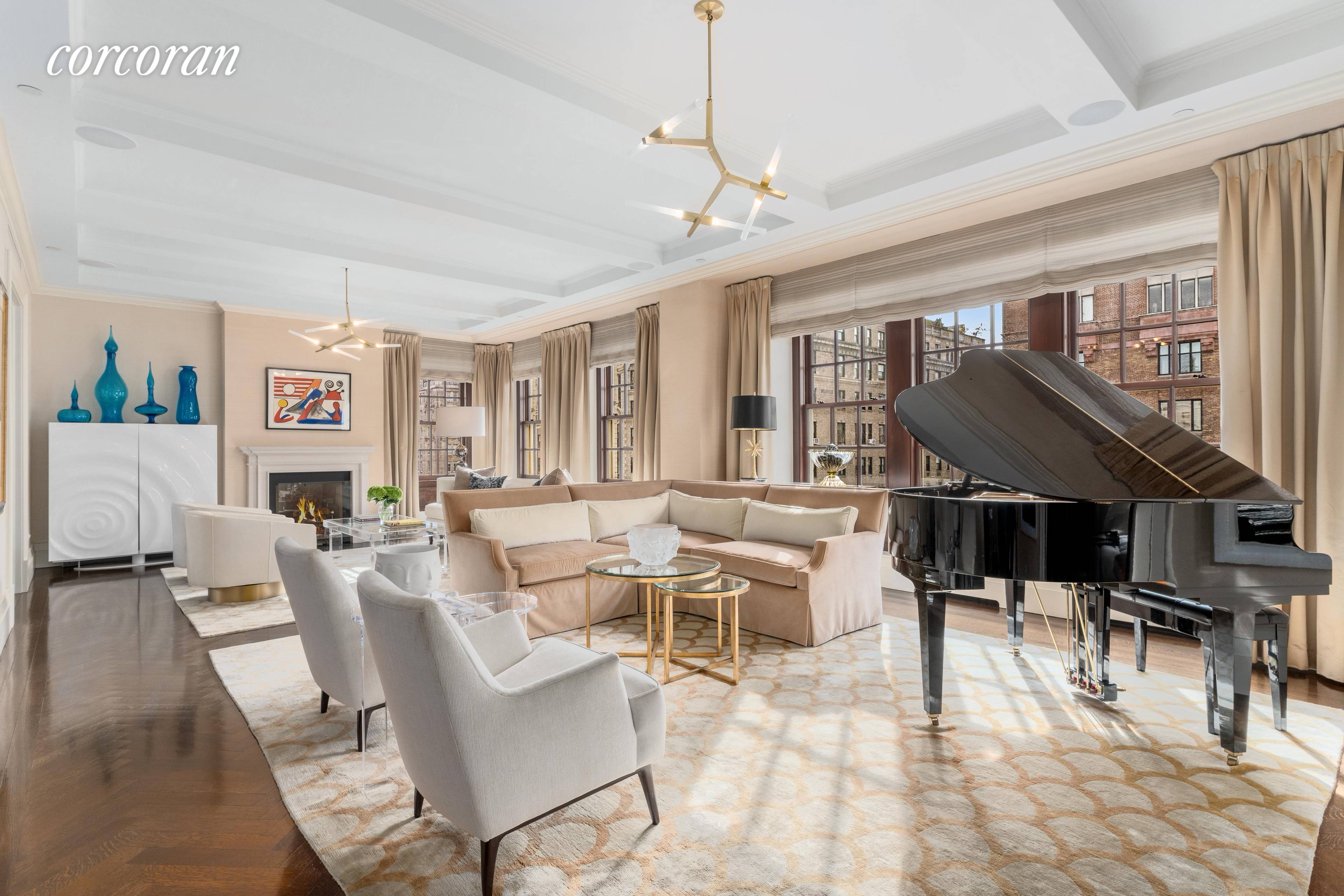 Rarely available and situated on one of the prettiest blocks of Park Avenue, this exquisite full floor luxury pre war condominium, must be seen to be believed.