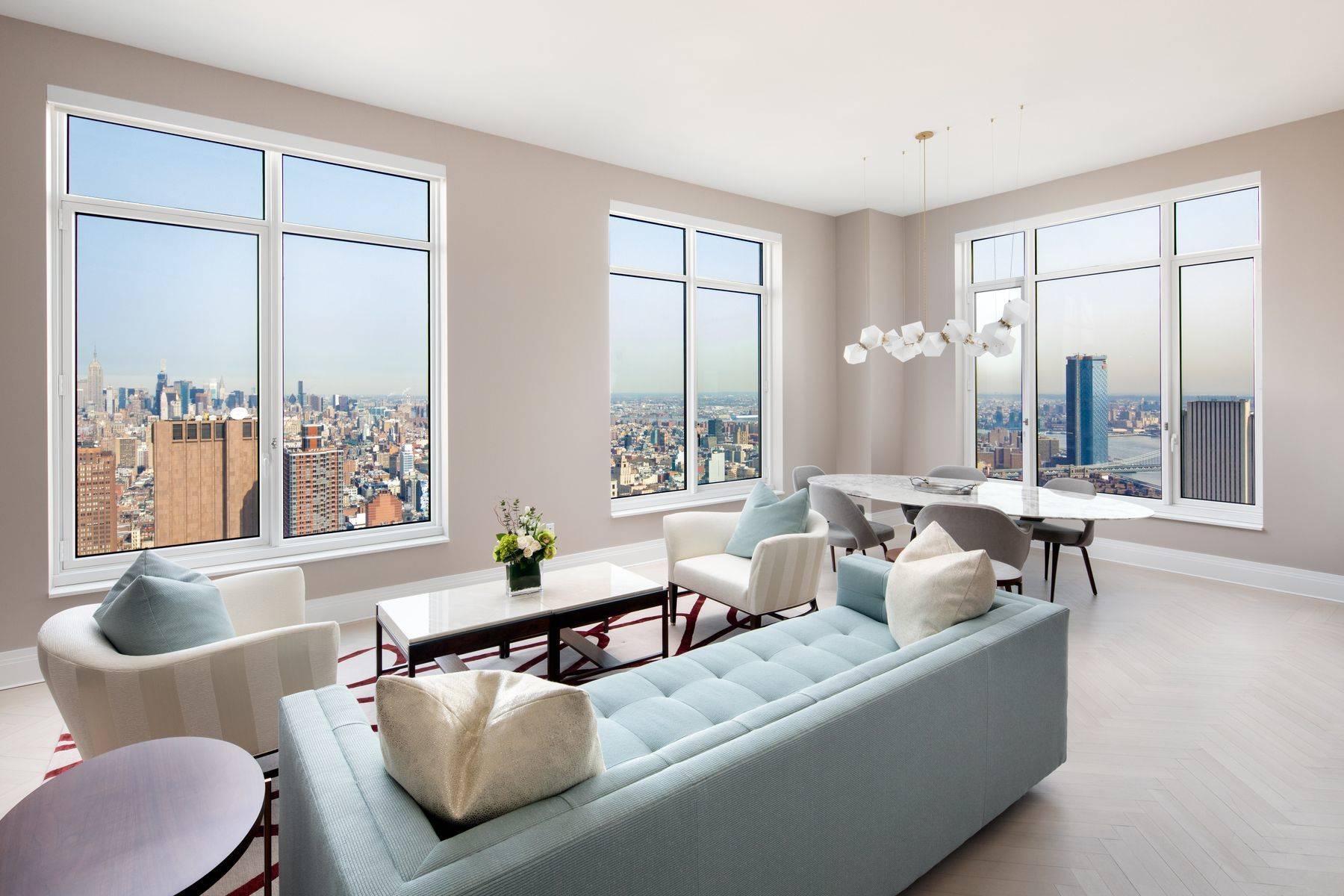 Five star living at the Four Seasons Private Residences New York, Downtown.