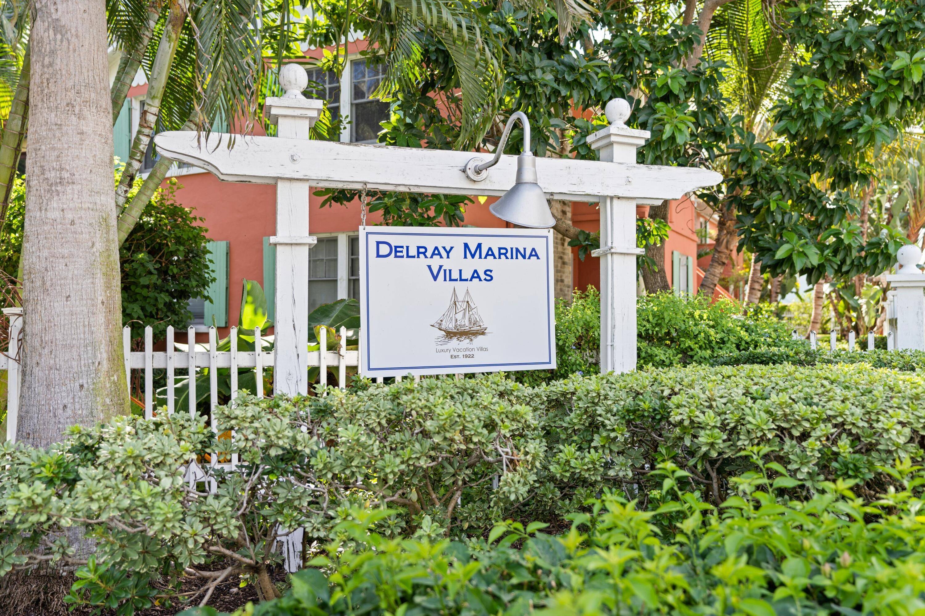 Within the Marina Historic District neighborhood, Delray Marina Villas is a historic gem.