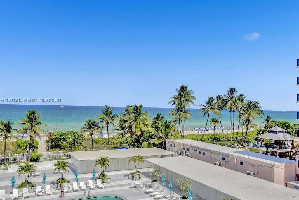 Stunning unobstructed Beach and Ocean views from this spacious apartment in Miami Beach.