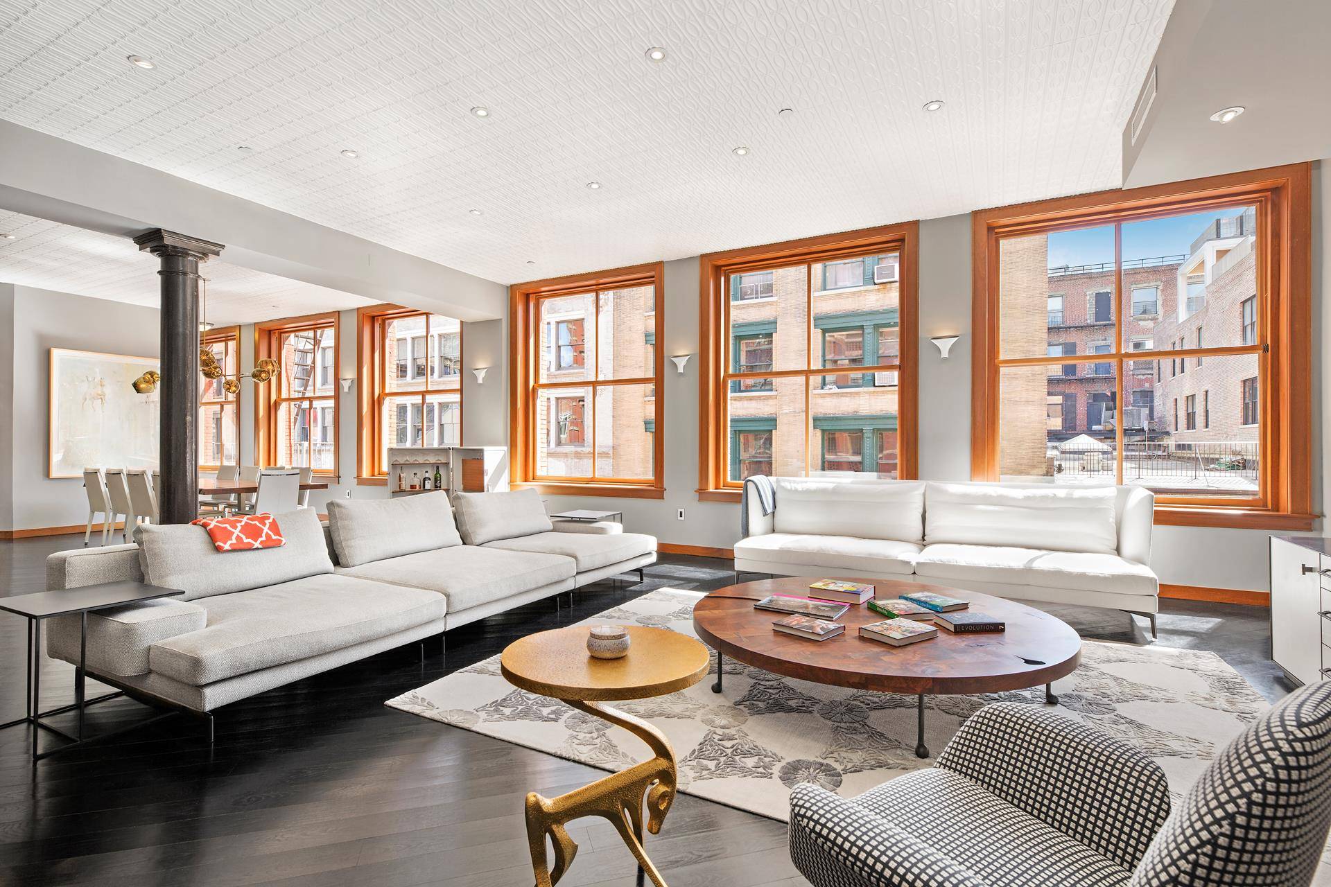 Stunning, meticulously renovated, sunkissed 3, 600 SF loft in prime SoHo !