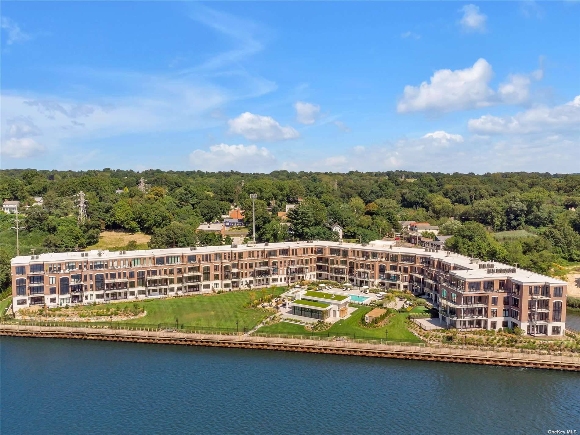 New luxury waterfront condos on Long Island's North Shore facing Hempstead Harbor and the Long Island Sound.