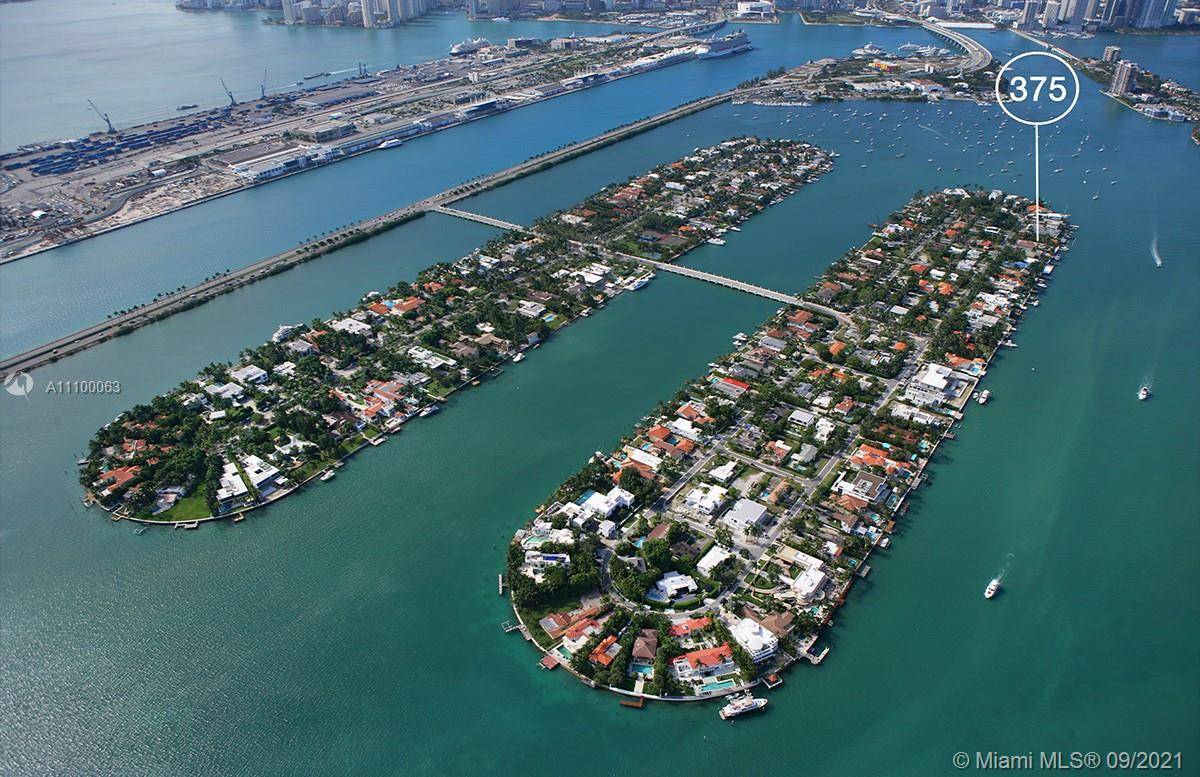 PRIME WATERFRONT LOT on Hibiscus Island in Miami Beach offered with approved plans for a modern home with architecture by Kobi Karp !