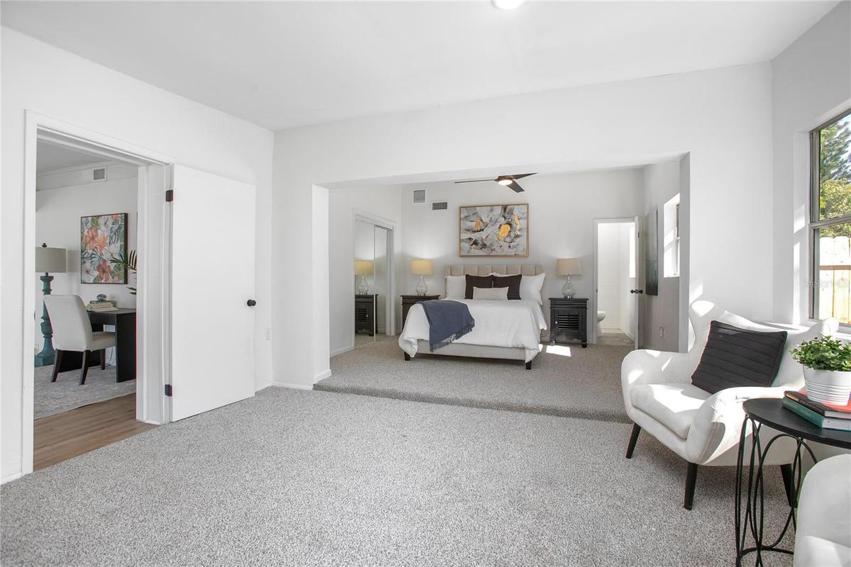 Primary Bedroom / Sitting Area