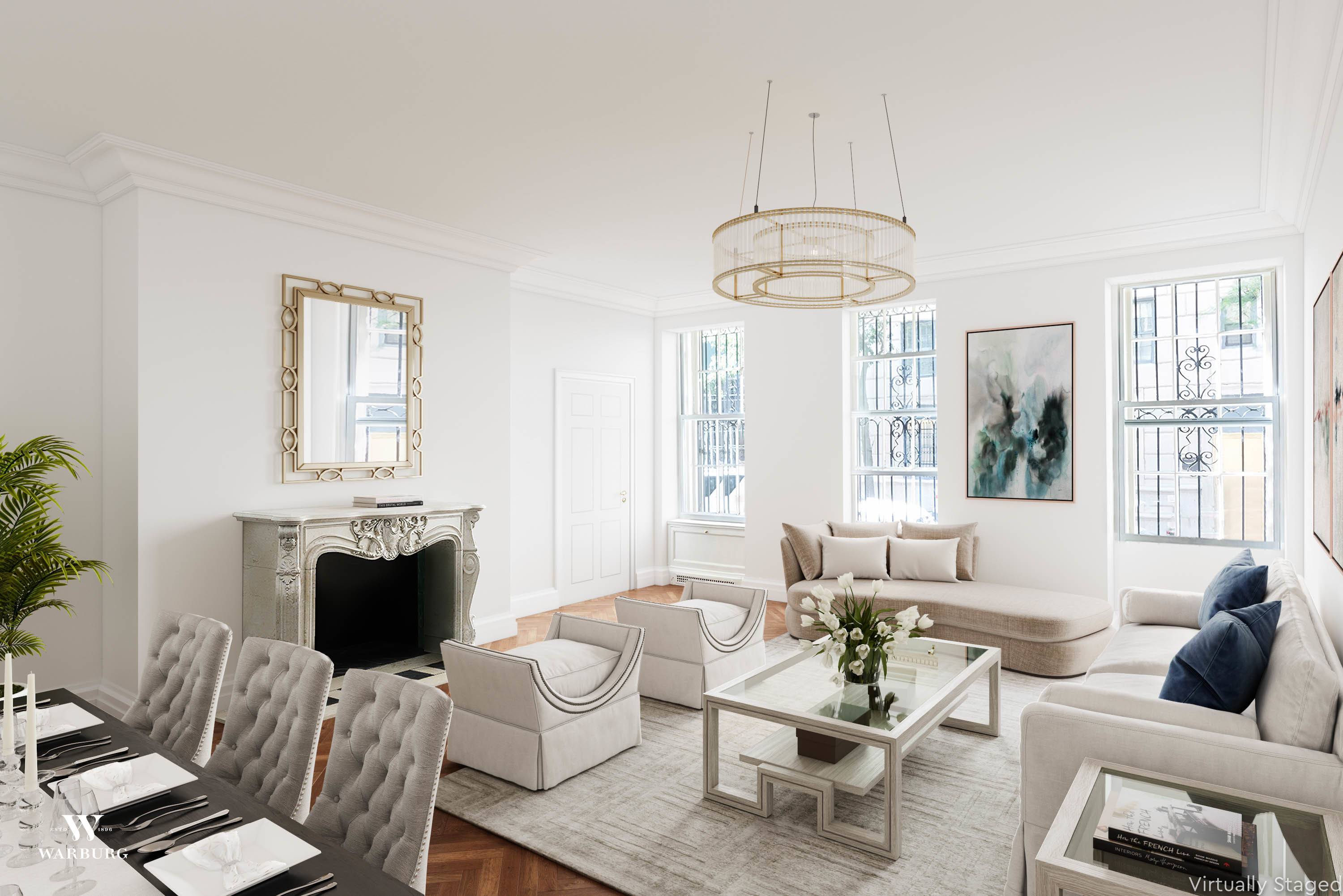 The premier Rosario Candela designed luxury building at 960 Fifth is now offering a rarely available and beautifully proportioned maisonette residence.