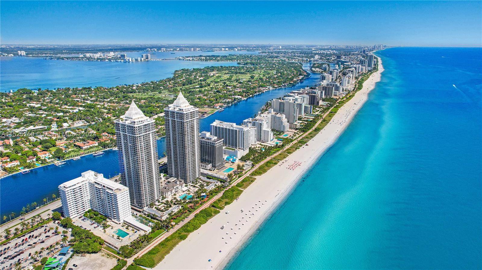 Spectacular seldom on the market, remodeled 2 bed 3 bath unit at Fontainebleau II boasts unobstructed direct ocean, bay, and pool views.