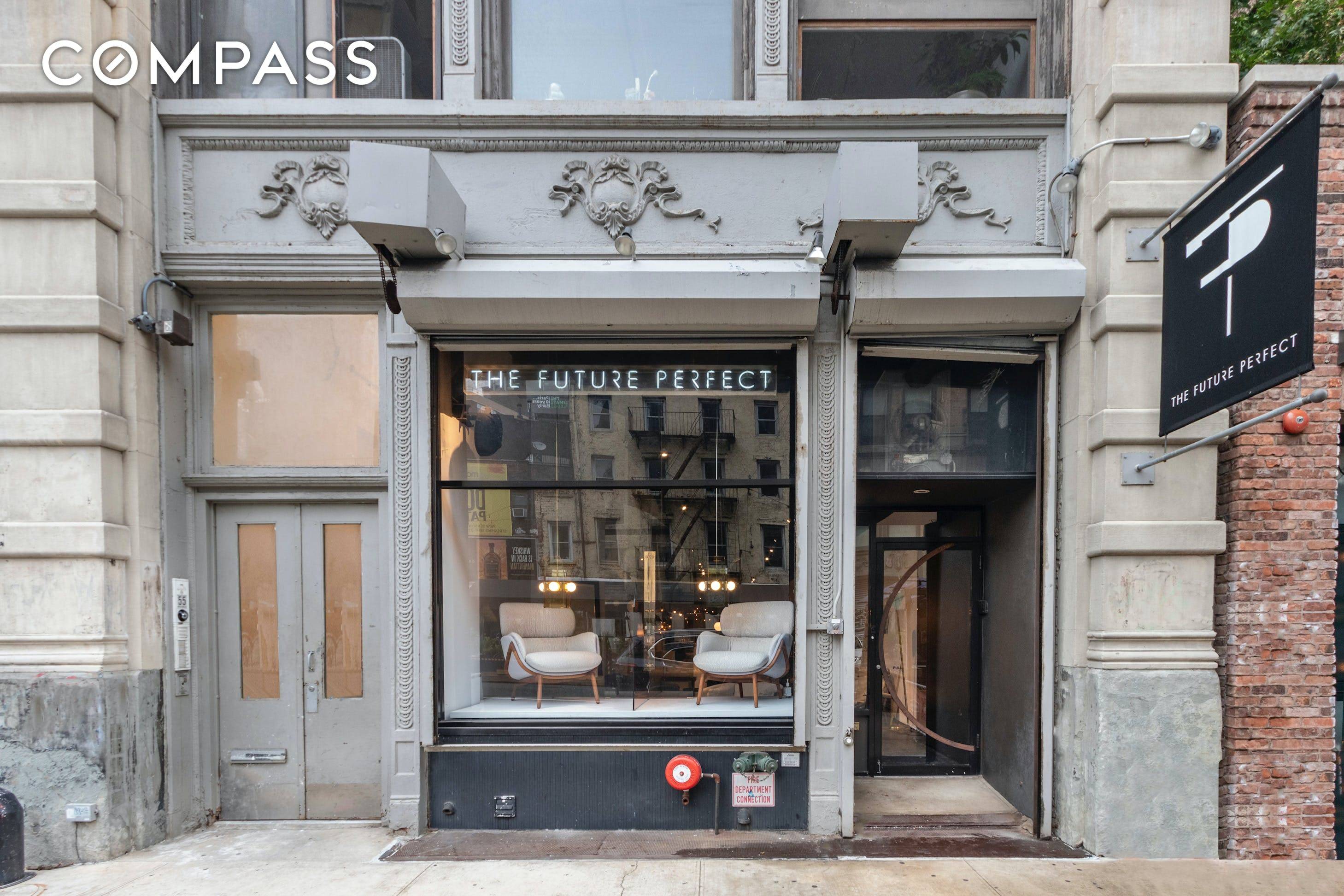 Rare Great Jones Street Retail For Lease 2200 SF 1500 SF Lower Level with soaring 14 FT ceilings 55 Great Jones is located between Bowery and Lafayette Street just steps ...