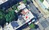 Aerial map of property and surrounding area with property parcel outlined