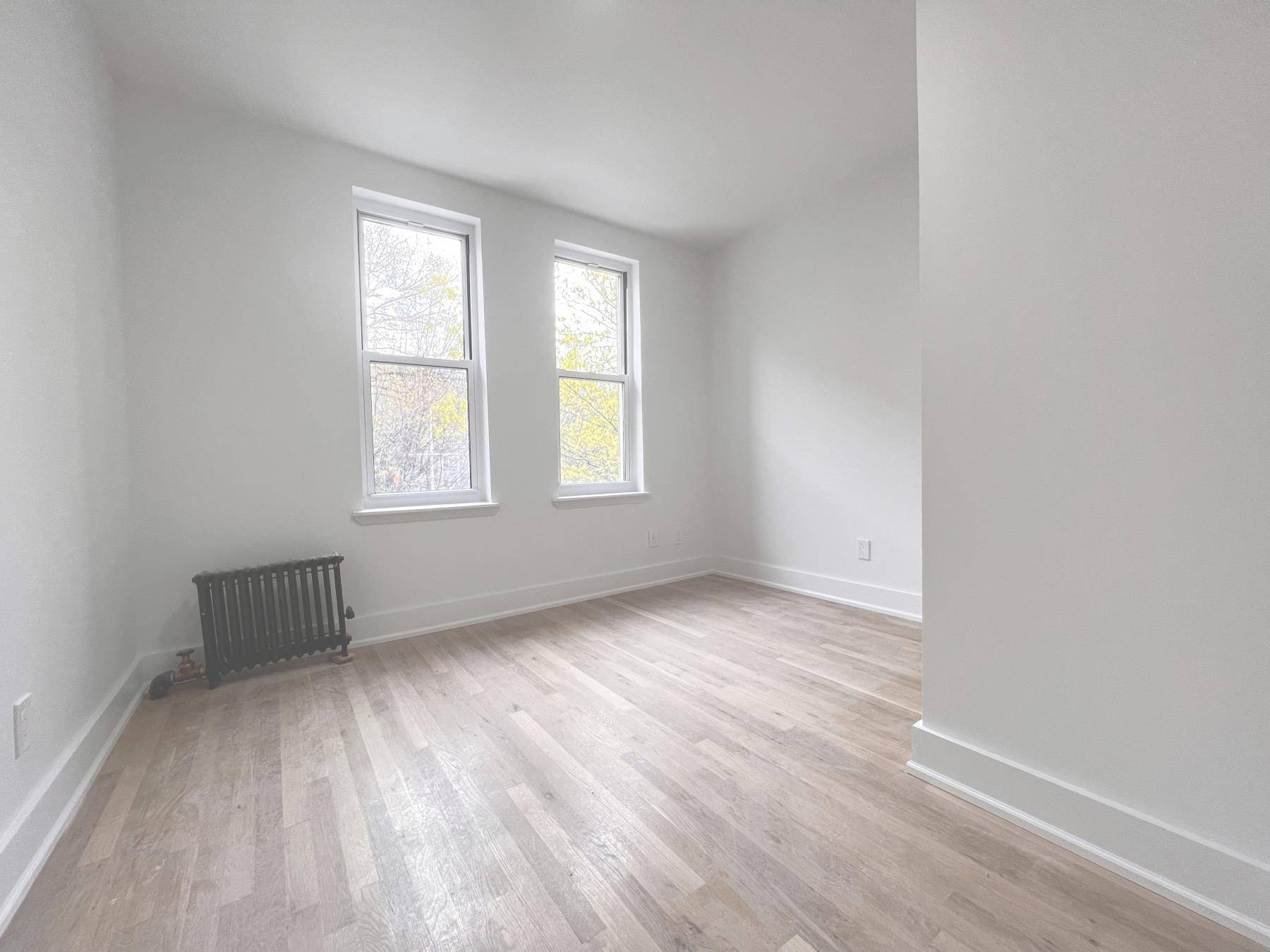 Newly renovated and spacious 2 bed just off Bedford Ave features Large living area with space for dining Southern exposure with great light throughout the day Brand new windows throughout ...
