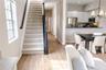Stairways designed with architectural details.