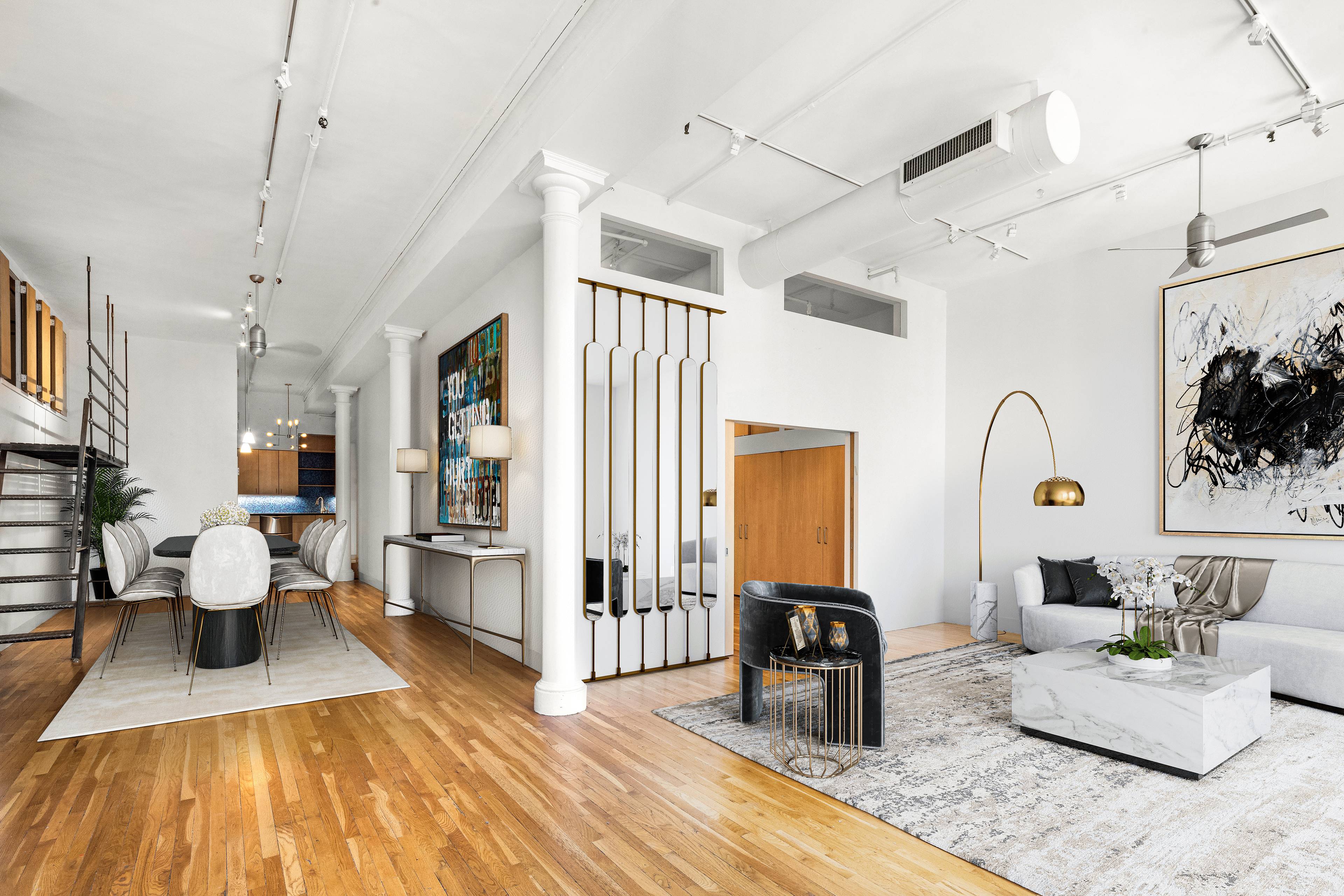 Residence 4H is an approximately 1900 square foot classic Downtown loft located at much sought after 514 Broadway also known as 66 Crosby and located on one of Soho s ...