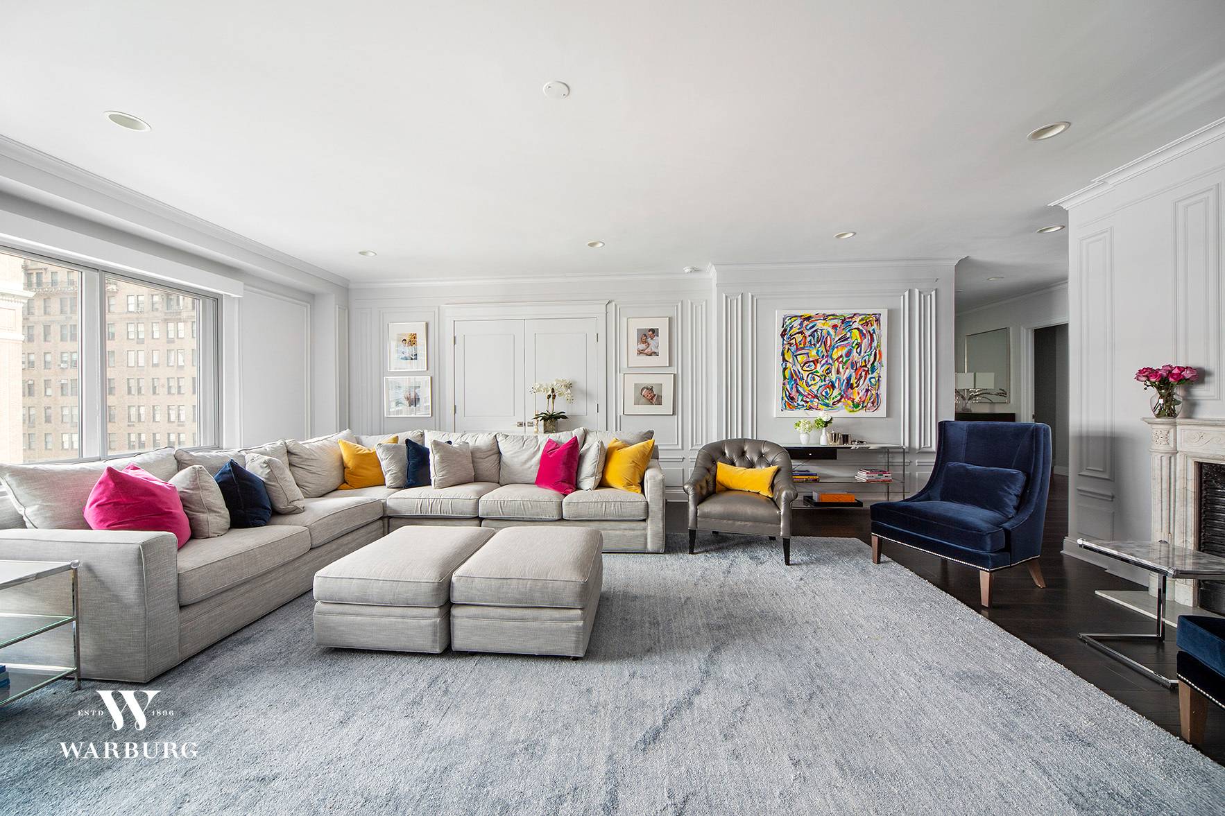 Mint Condition 7 Room Prewar on Park Avenue amp ; 58th Street This beautifully renovated high floor apartment has three exposures and great light.