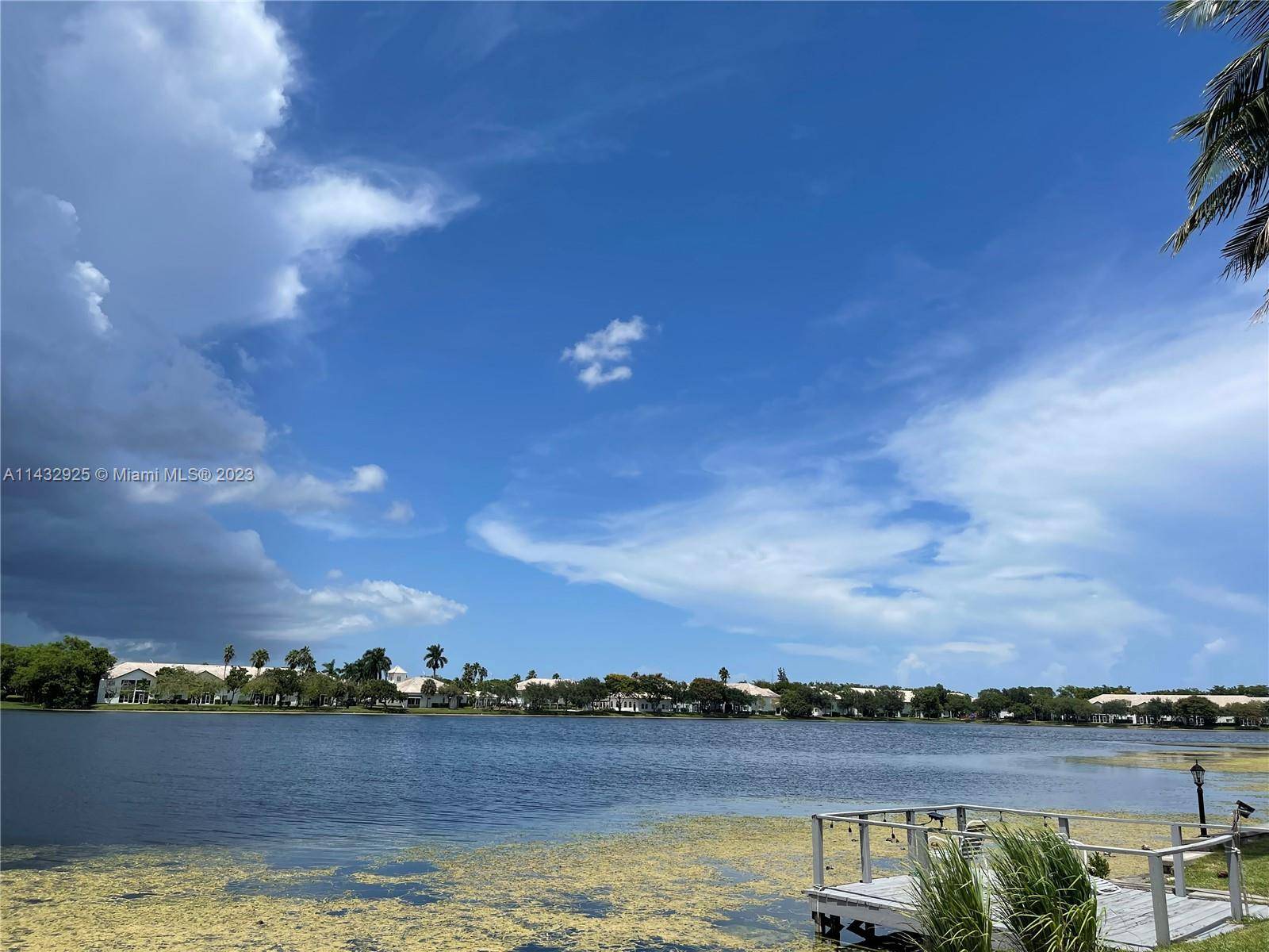 Rarely available Land owned lakefront property with dock in Tallowwood Isle, a 55 gated community.