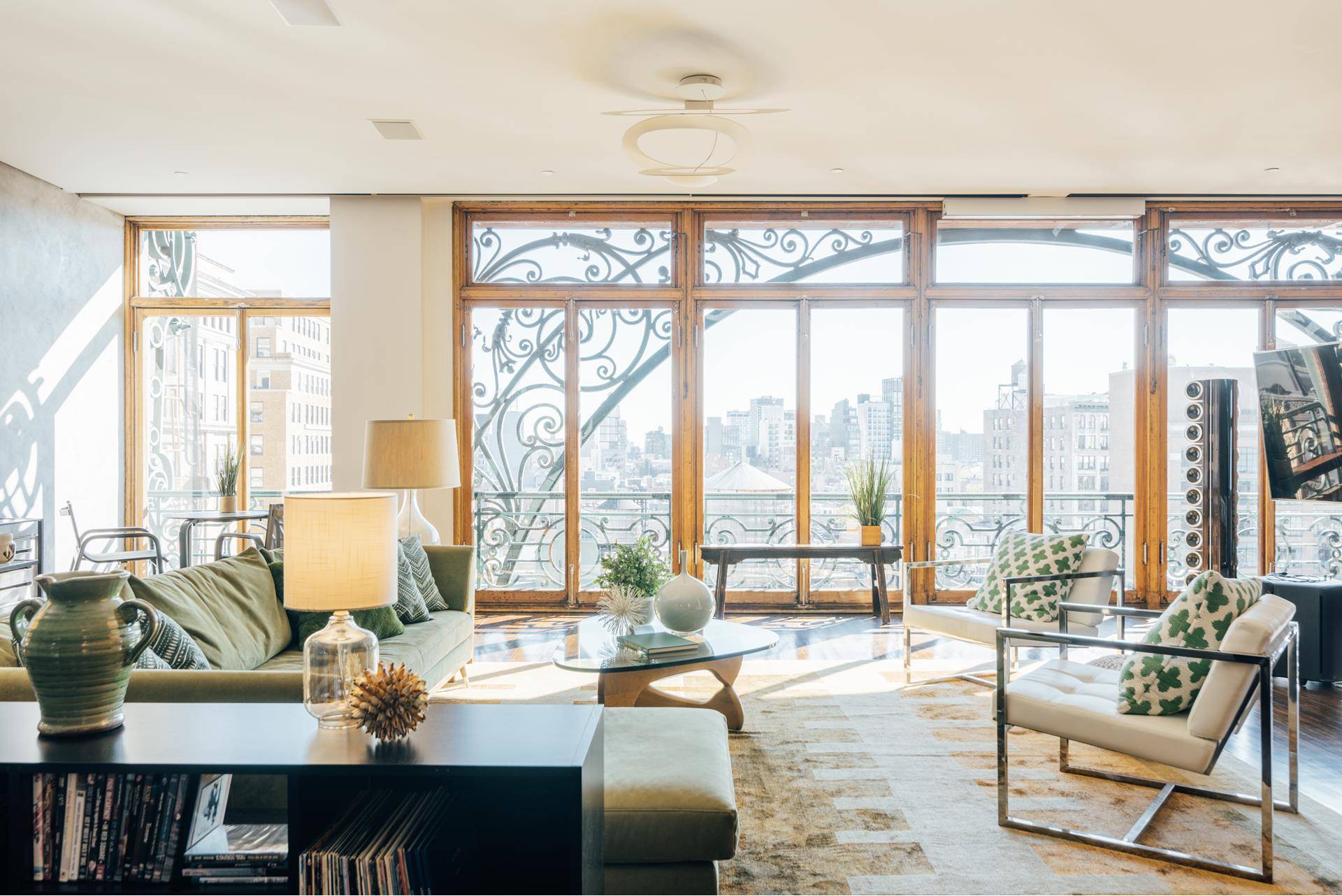 Experience the allure of the quintessential Soho loft perched near the top of the iconic, architecturally significant Little Singer Building, overlooking incredible cityscapes !